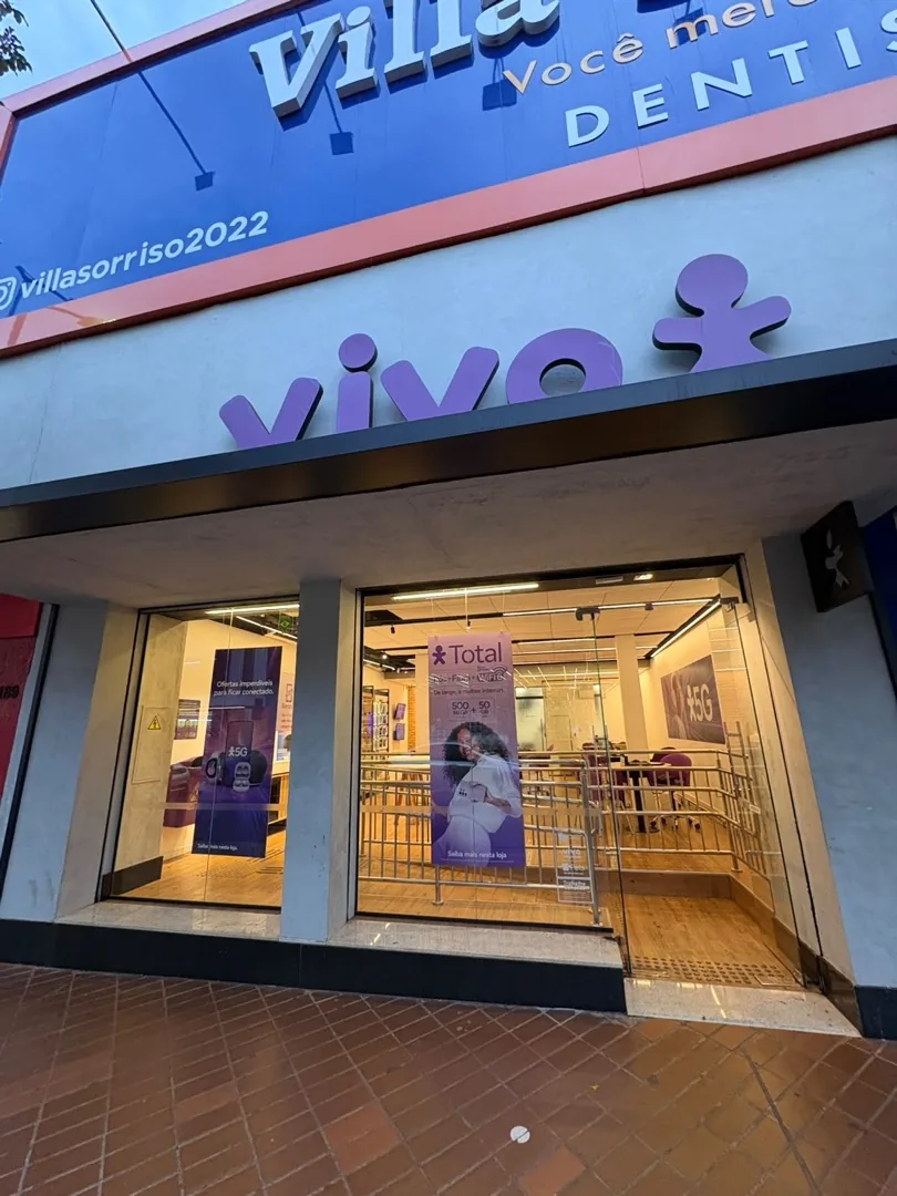 Fachada da loja Vivo Sertãozinho